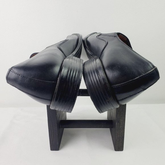 Danesi Collections Men's Black Leather Crucifix Loafers Sz 10.5 MUST SEE! - Picture 10 of 12